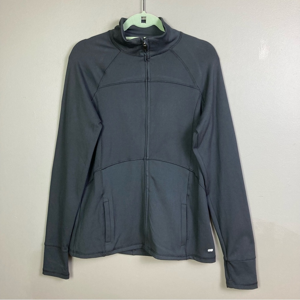 Marika jacket women's‎ XL black zip up athletic tek workout gym